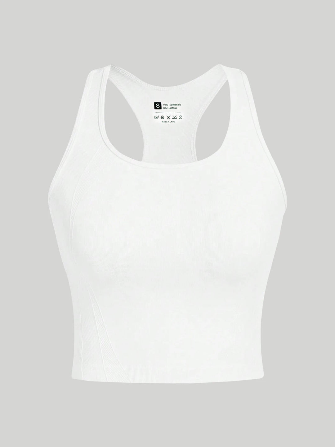 3 Piece Yoga Vest Women Gym Sports Racerback Crop Tops Seamless Streetwear Rib Knit Workout BreathableTank Top Female