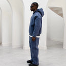 Male Autumn New 2 Piece Set Casual Solid Couple's Hooded Sweatshirt Loose Sweatpants Jogging Sweatshirt Trousers Outfits Suits ﻿