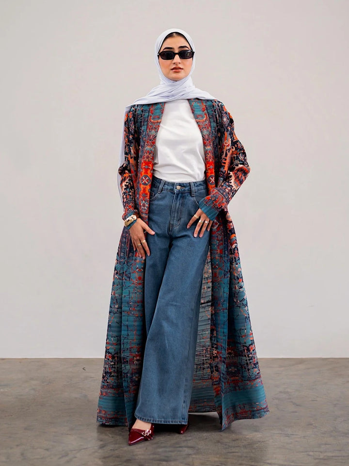 Abaya Ramadan 2025 Luxury Evening Formal Robe For Women Casual Elegant Dubai Pleated Long Sleeve Cardigan Trench Coats Female