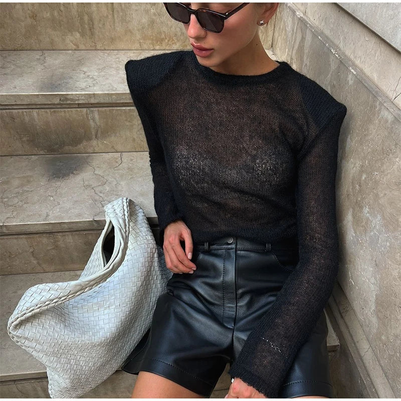 Fashion Contrasting Knitted Cardigan Elegant Long Sleeve Pockets Zipper Women Warm Sweater 2026 Spring Street Lady Chic Outwear