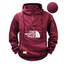 Men's casual sports long-sleeved hooded large-sized sweatshirt and fashionable fitness pullover for autumn and winter 2025
