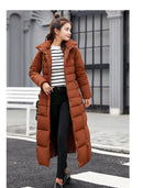 Winter Clothes Women Fur Parkas Quilted Jackets For Women Thicken Warm Long Coat Jacket Clothing Hooded Autumn Pdded Clothes
