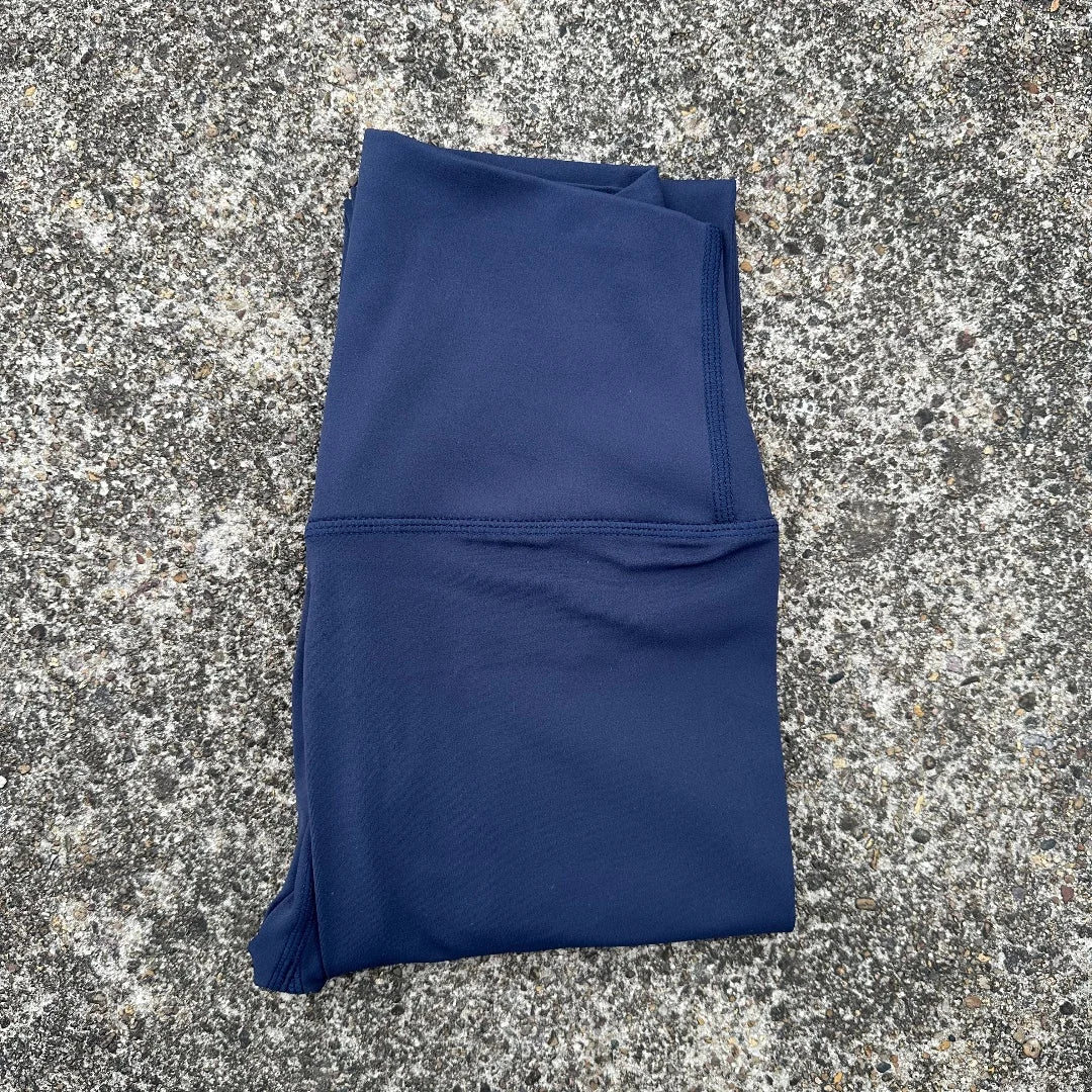 Solid Color Back Waist Pocket High Waist Yoga Legging Women Sport Cropped Pants Butter Athletic Gym Comprehensive Training Jog