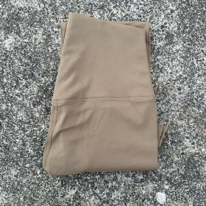 Solid Color Back Waist Pocket High Waist Yoga Legging Women Sport Cropped Pants Butter Athletic Gym Comprehensive Training Jog