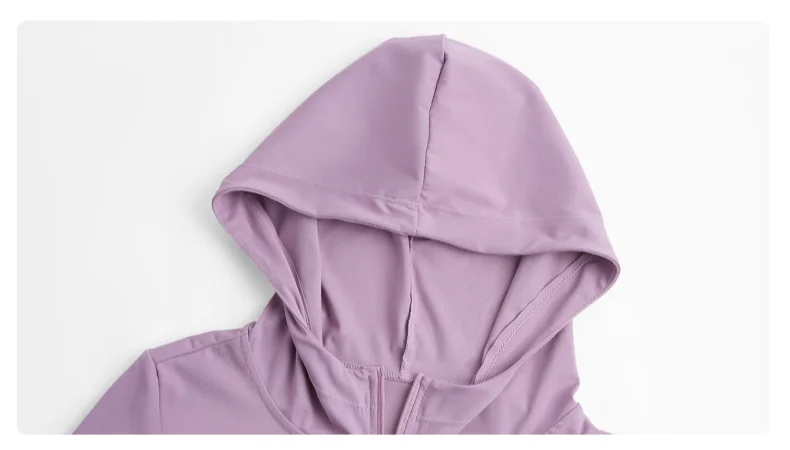 DRUR Autumn Winter Yoga Top Women Hooded Workout Jacket Zip Up Athletic Running Shirts with Pockets Sportswear Christmas Gifts