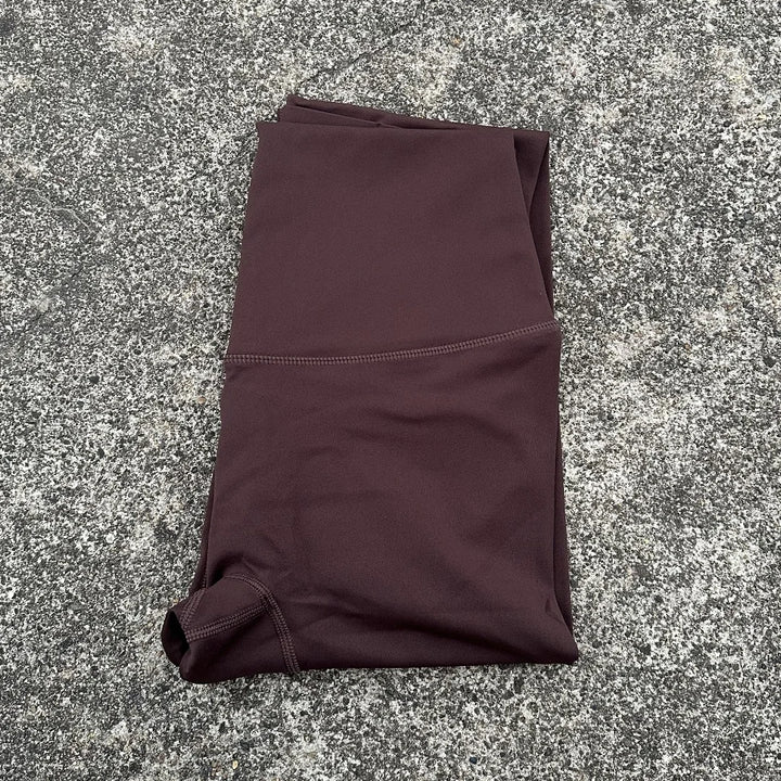 Solid Color Back Waist Pocket High Waist Yoga Legging Women Sport Cropped Pants Butter Athletic Gym Comprehensive Training Jog