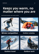 -20 Degree Winter Men White Duck Down Jacket Thick Warm Snow Coat Male Hood Windbreaker Down Parkas Outerwear Sportswear Puffer