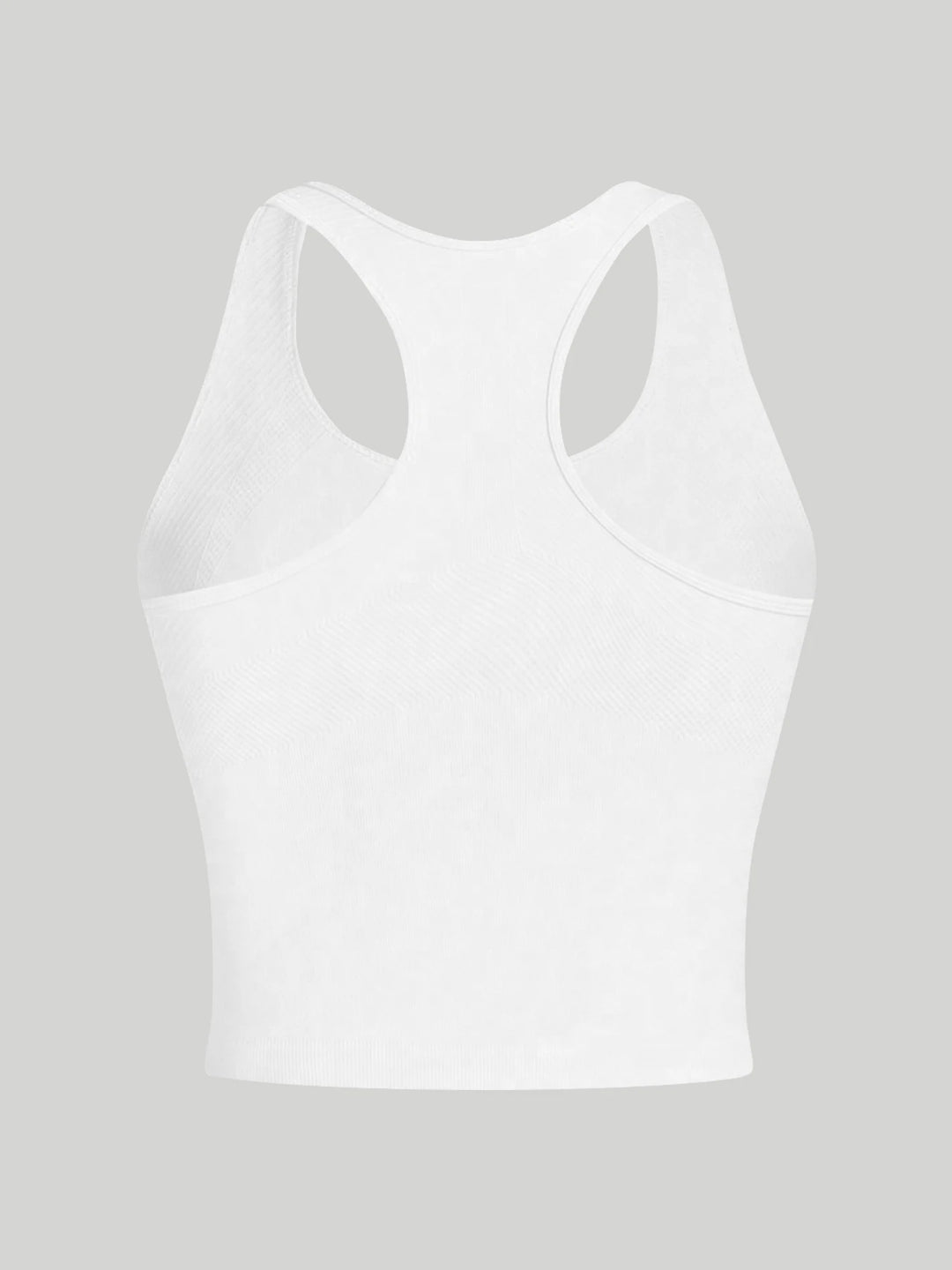 3 Piece Yoga Vest Women Gym Sports Racerback Crop Tops Seamless Streetwear Rib Knit Workout BreathableTank Top Female