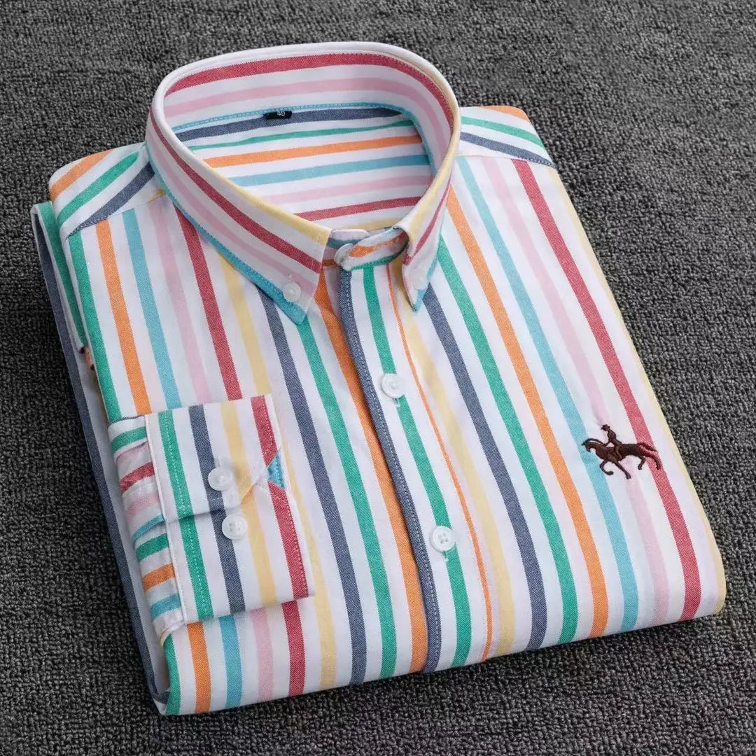 Oxford Shirts for Men 100% Cotton Men Sleeve Casual Shirts