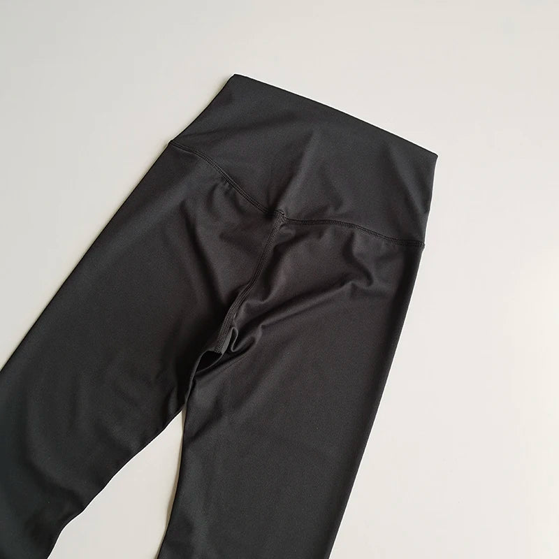 Fitness Pants Elastic Tight Fitting Seamless Naked Yoga High Waist Hip Lifting Quick Dry Running Sports Leggings Outdoor Wear