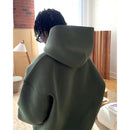 Male Autumn New 2 Piece Set Casual Solid Couple's Hooded Sweatshirt Loose Sweatpants Jogging Sweatshirt Trousers Outfits Suits ﻿