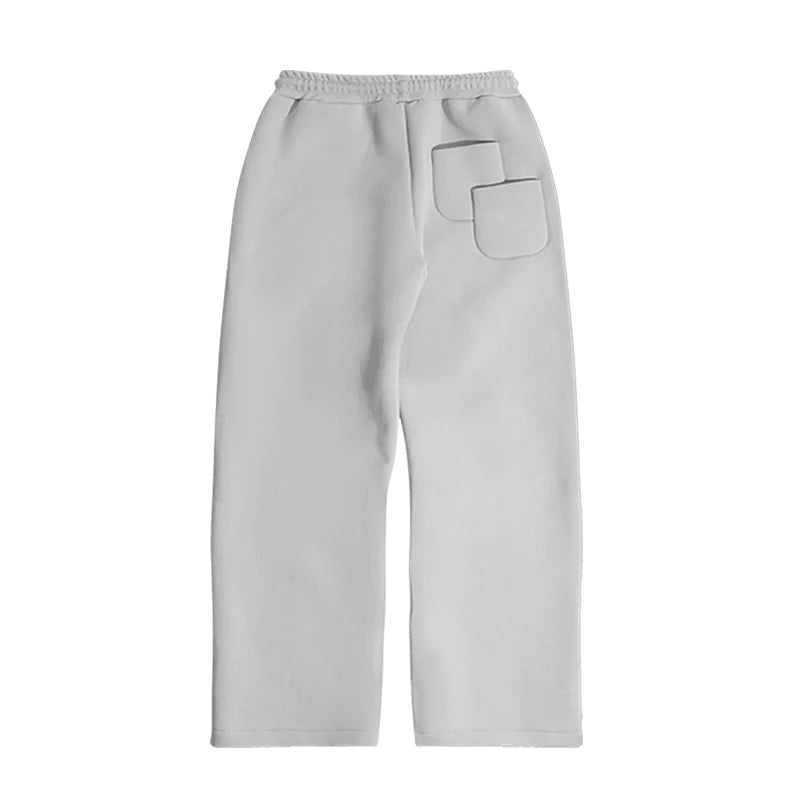 Male Autumn New 2 Piece Set Casual Solid Couple's Hooded Sweatshirt Loose Sweatpants Jogging Sweatshirt Trousers Outfits Suits ﻿
