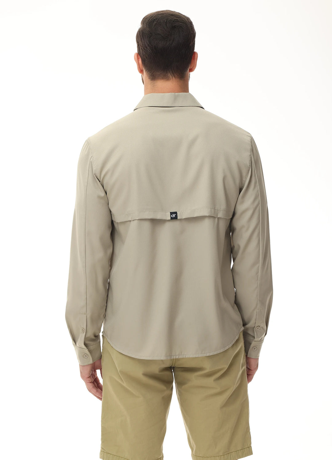 Summer Men's UPF 50+ Casual Long Sleert with Breathable B