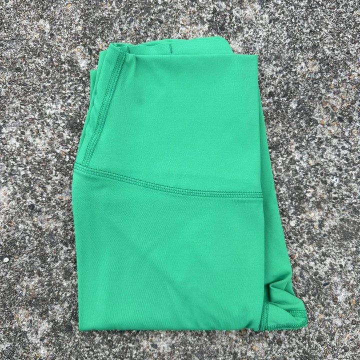 Solid Color Back Waist Pocket High Waist Yoga Legging Women Sport Cropped Pants Butter Athletic Gym Comprehensive Training Jog