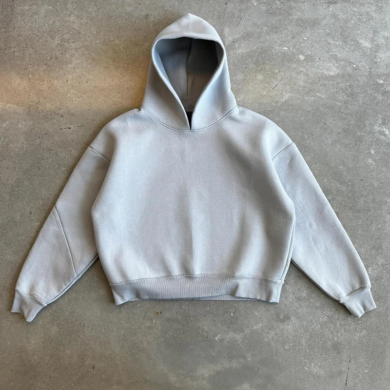 Male Autumn New 2 Piece Set Casual Solid Couple's Hooded Sweatshirt Loose Sweatpants Jogging Sweatshirt Trousers Outfits Suits ﻿