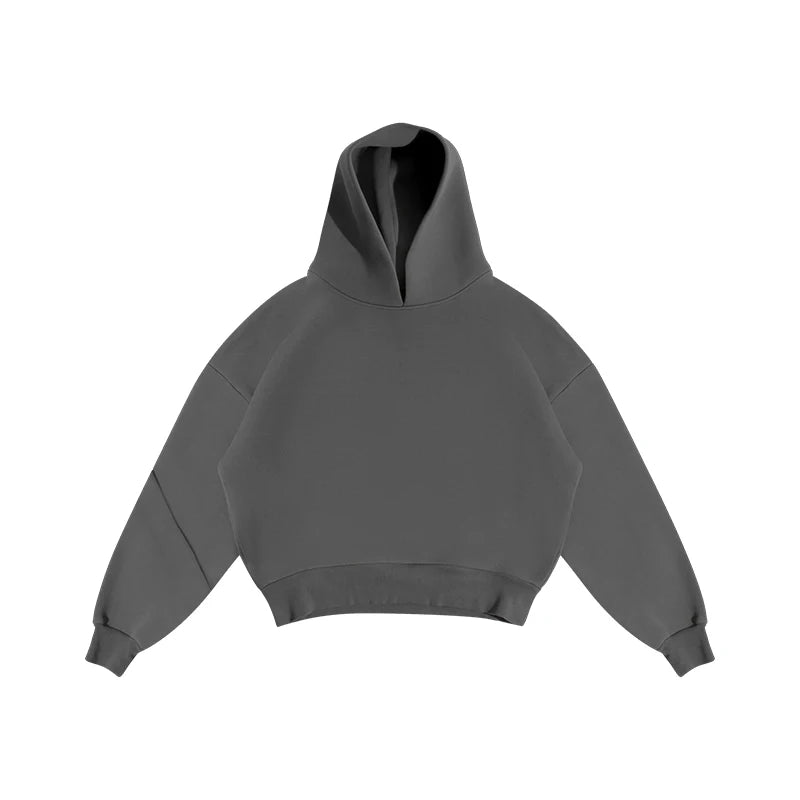 Male Autumn New 2 Piece Set Casual Solid Couple's Hooded Sweatshirt Loose Sweatpants Jogging Sweatshirt Trousers Outfits Suits ﻿