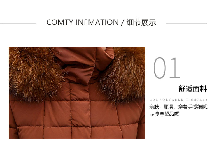 Winter Clothes Women Fur Parkas Quilted Jackets For Women Thicken Warm Long Coat Jacket Clothing Hooded Autumn Pdded Clothes