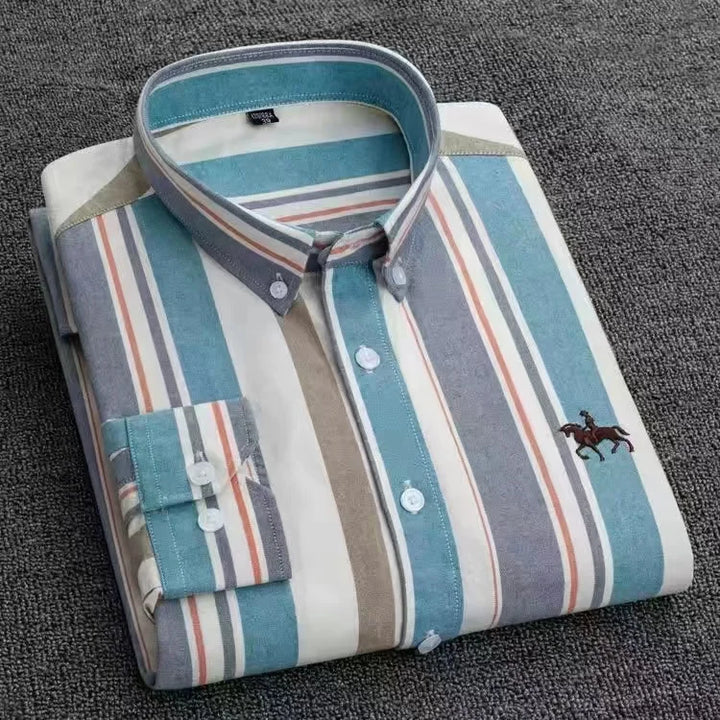 Oxford Shirts for Men 100% Cotton Men Sleeve Casual Shirts