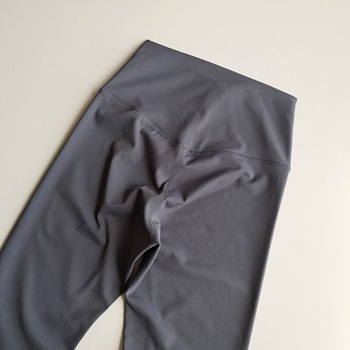 Fitness Pants Elastic Tight Fitting Seamless Naked Yoga High Waist Hip Lifting Quick Dry Running Sports Leggings Outdoor Wear
