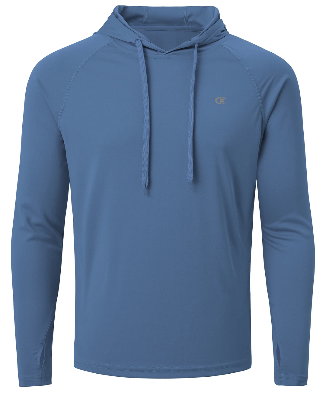 Summer Men's Long Sleeve UPF 50+ Hoodie Shirts, Rash Guard